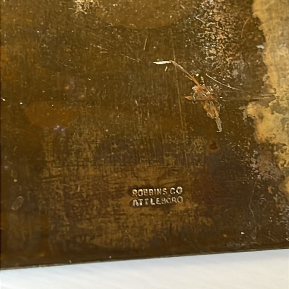 Oregon State Bookends Antique Brass Bookends Robbins Co. Attleboro MA - Picture 10 of 15